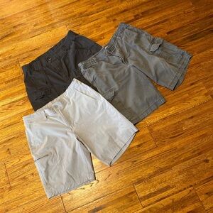 3 Pair Men's Casual Shorts - 33/34